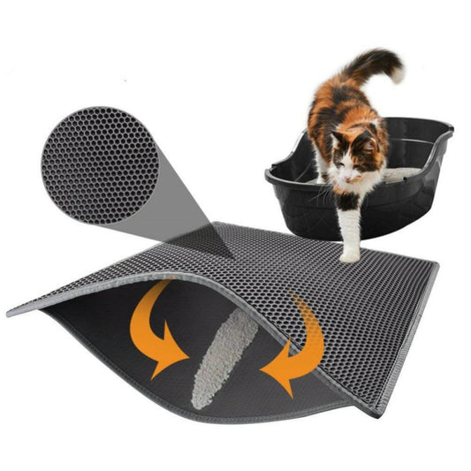 High-Quality Cat Litter Trapper Mat with Waterproof Base Layer